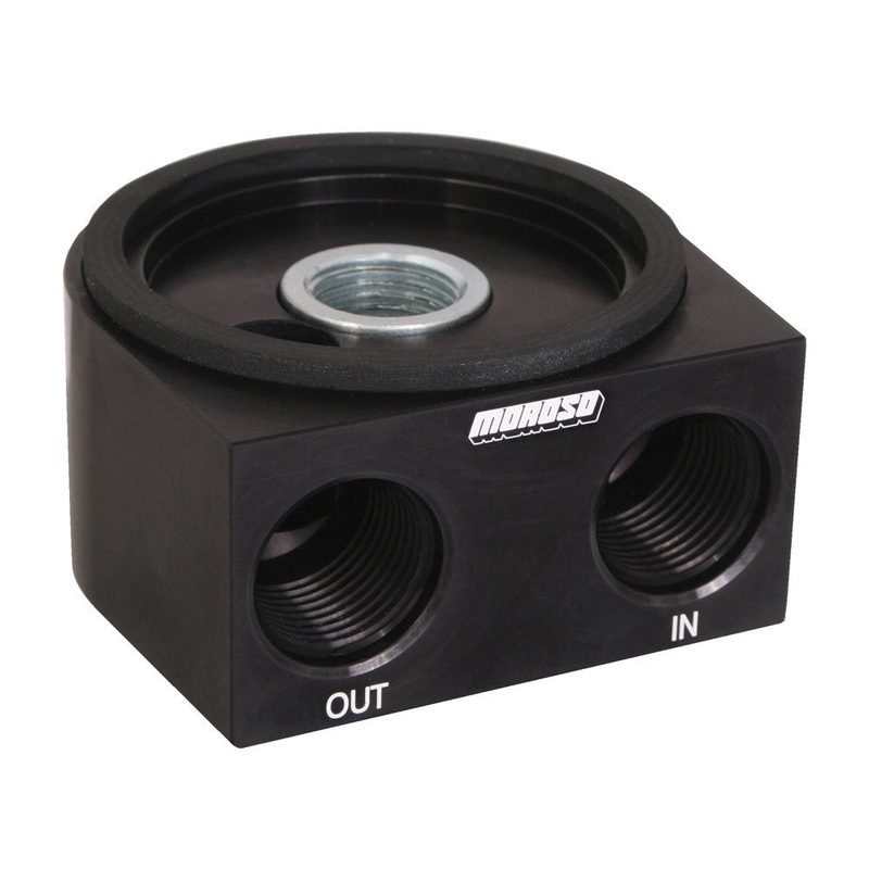 Moroso Oil Filter Sandwich Adapter – 3/4-16