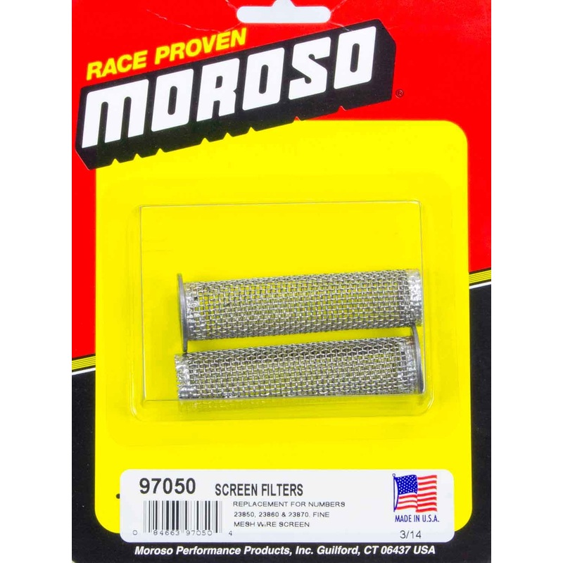 Moroso Oil Filter Screen