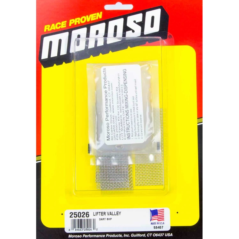 Moroso Oil Return Screen Kit – Dart SBC SHP Blocks