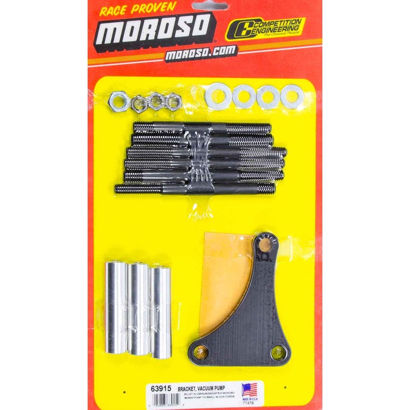 Moroso Vacuum Pump Bracket – Discontinued 12/28/18 VD
