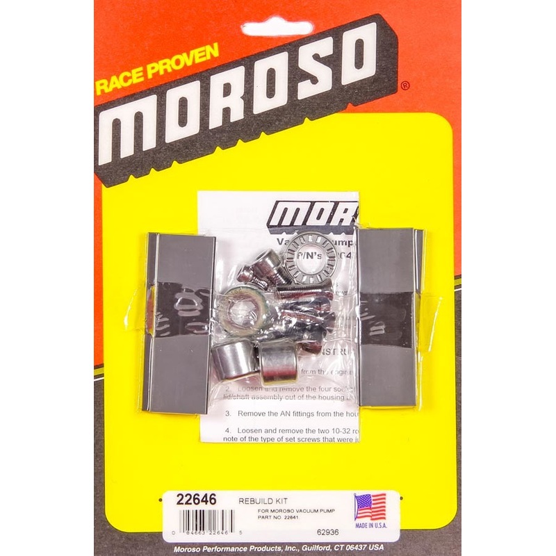 Moroso 4 Vane Vacuum Pump Service Kit