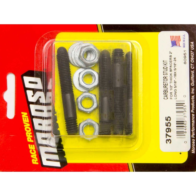 Moroso Carburetor Stud Kit 2.