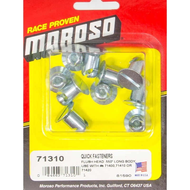 Moroso Flush Head Quick Fastener .550 Long Body
