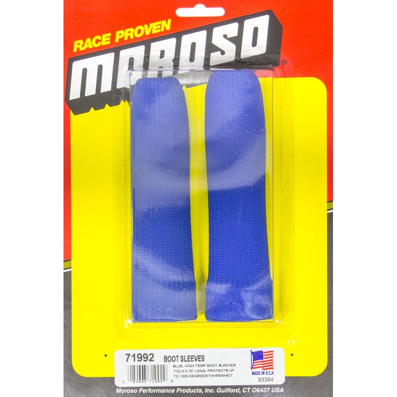 Moroso Hi-Temp Boot Sleeves Blue (Pair)