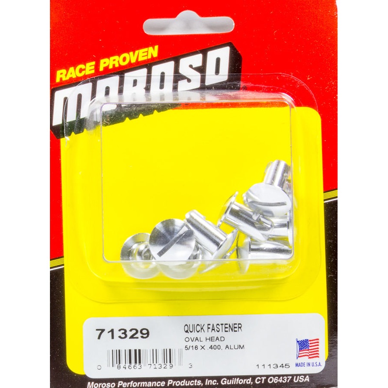 Moroso Oval Head Quick Fastener 5/16 x .400