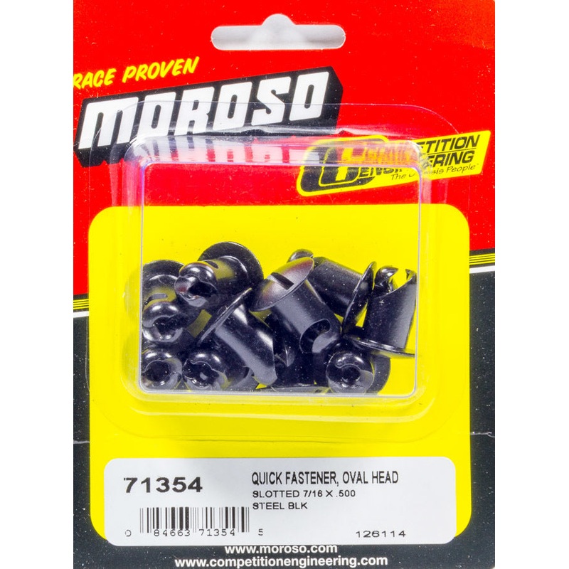 Moroso Oval Head Quick Fastener 7/16 x .500