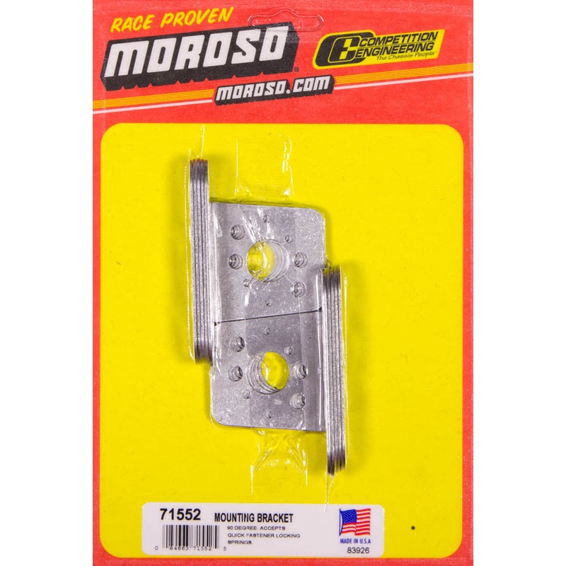 Moroso Quick Fastener Mounting Bracket Rivet-On Lg & Sm Spring
