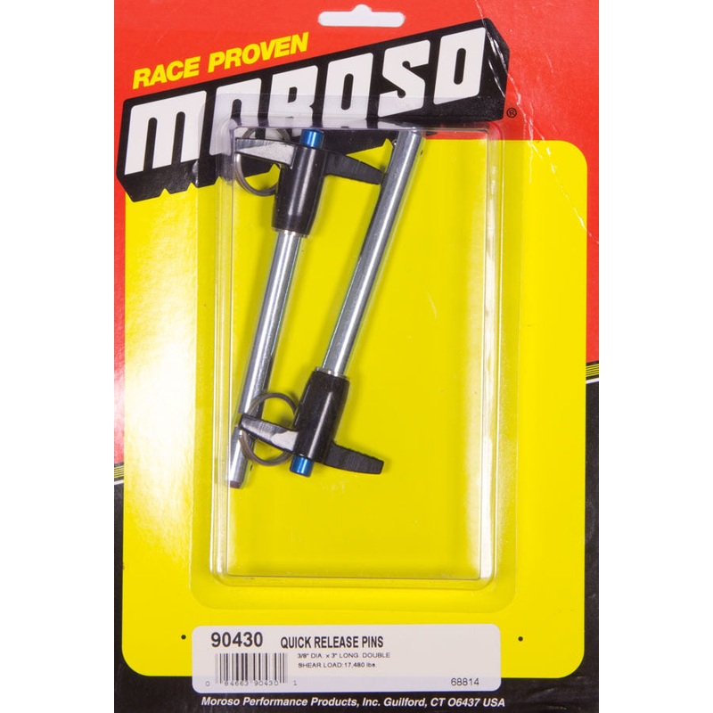Moroso Quick Release Pins (2) 3/8 x 3