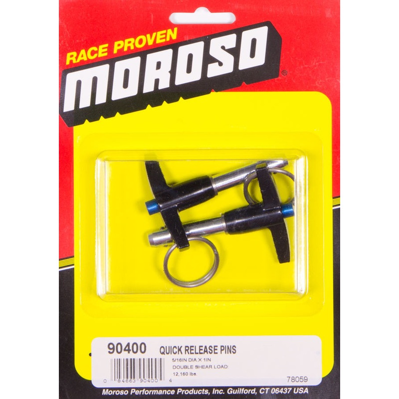 Moroso Quick Release Pins (2) 5/16 x 1
