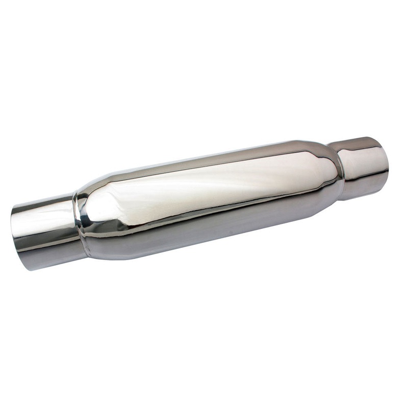Moroso S/S Spiral Flow Muffler 3 Polished