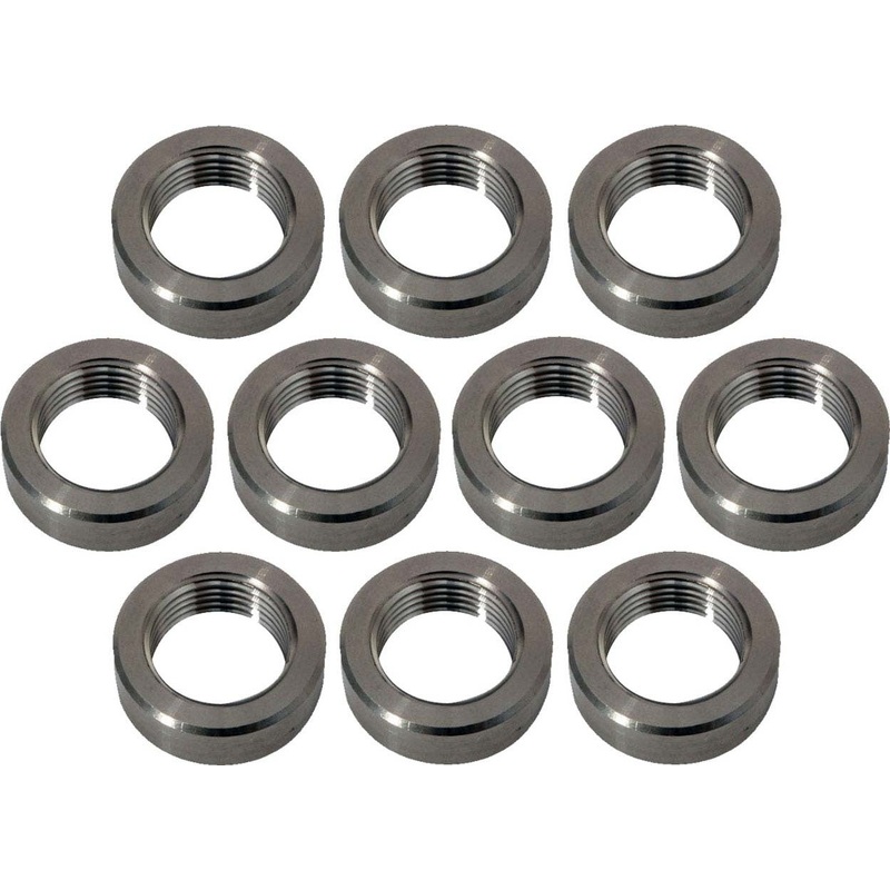 Moroso S/S Weld-In Qxygen Sensor Bungs (10pk)