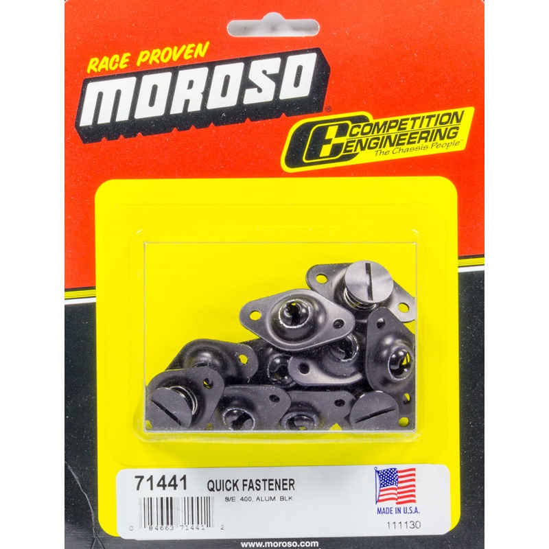 Moroso Self Ejecting Fasteners Aluminum .400 Short Body
