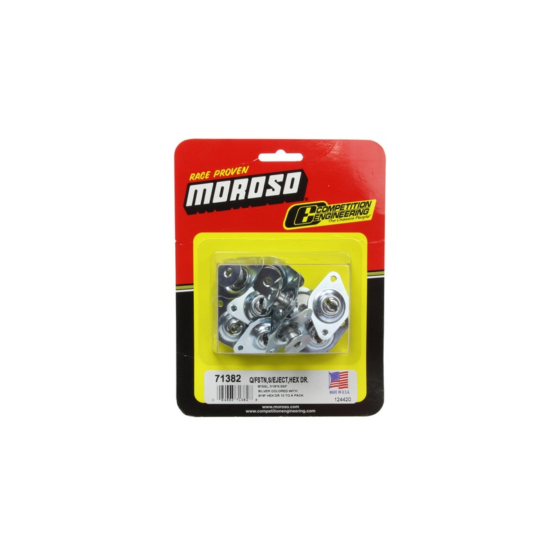 Moroso Self-Ejecting Fasteners Large Head 7/16 x .55