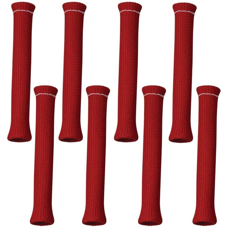 Moroso Spark Plug Boot Protectors High Temp Red (8pk)