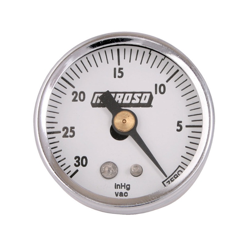 Moroso 1-1/2 Vacuum Gauge 0-30HG