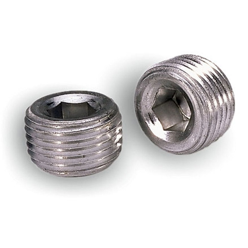 Moroso 1/2 NPT Aluminum Pipe Plugs