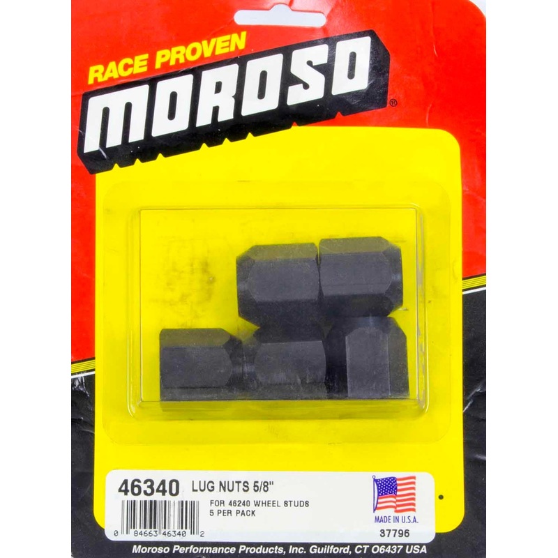 Moroso 5/8-16 Lug Nuts (5pk)
