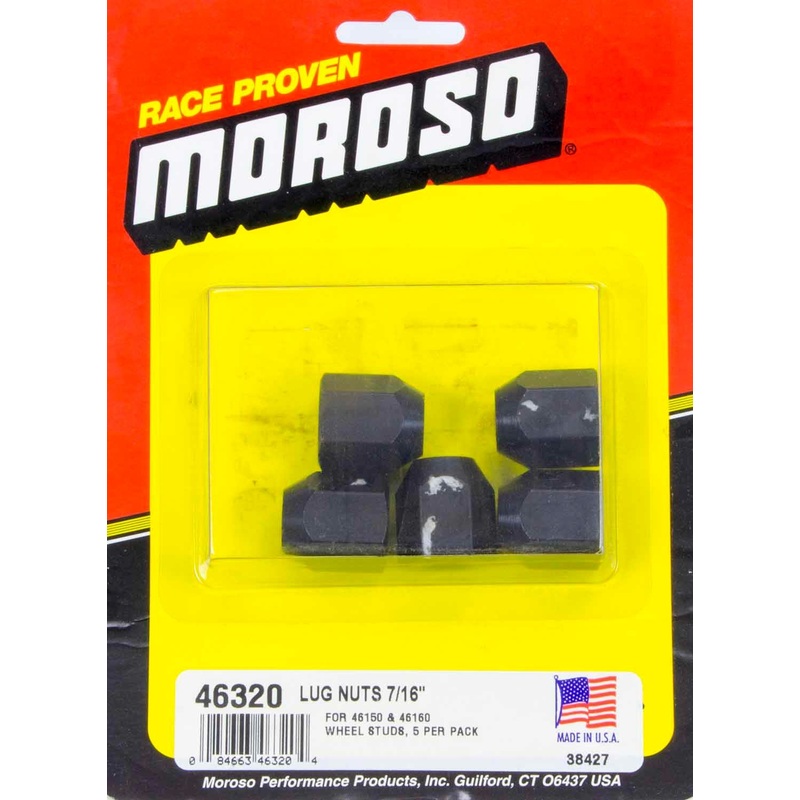 Moroso 7/16-20 Lug Nuts (5pk)