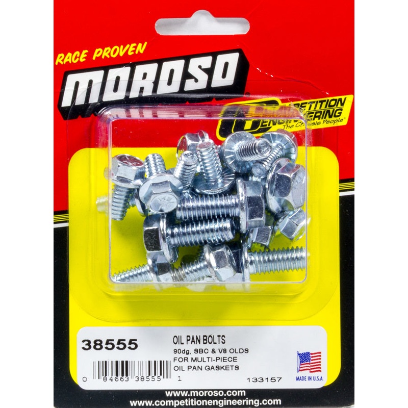 Moroso SBC Oil Pan Bolt Kit