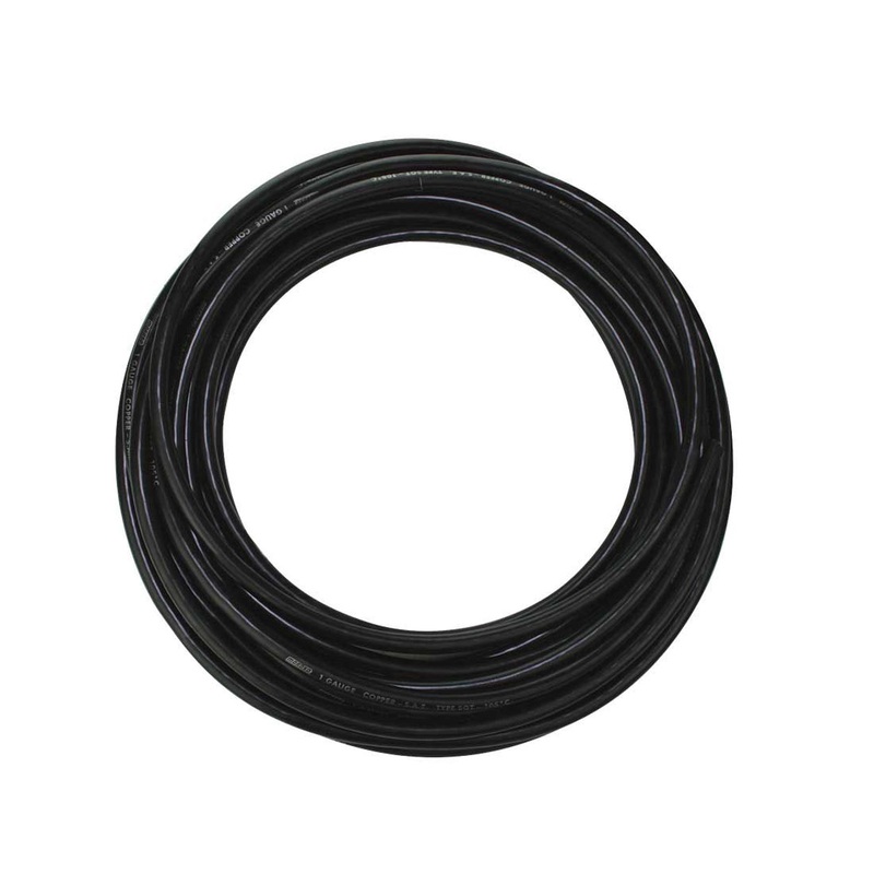 Moroso 1-Gauge Battery Cable 50′ w/Black Insulation