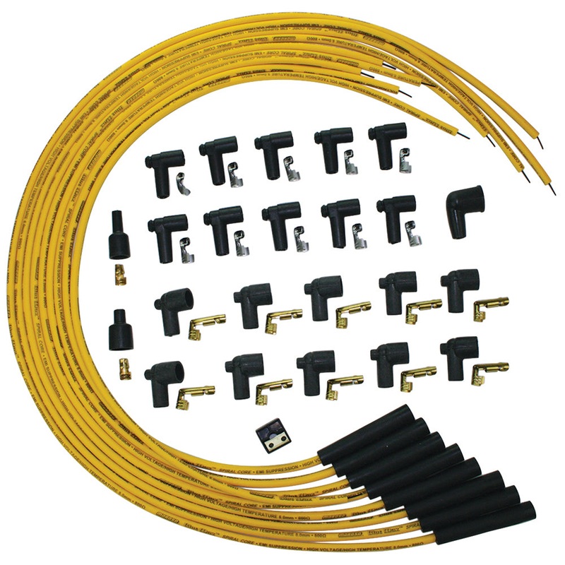 Moroso Blue Max Ignition Wire Set Yellow