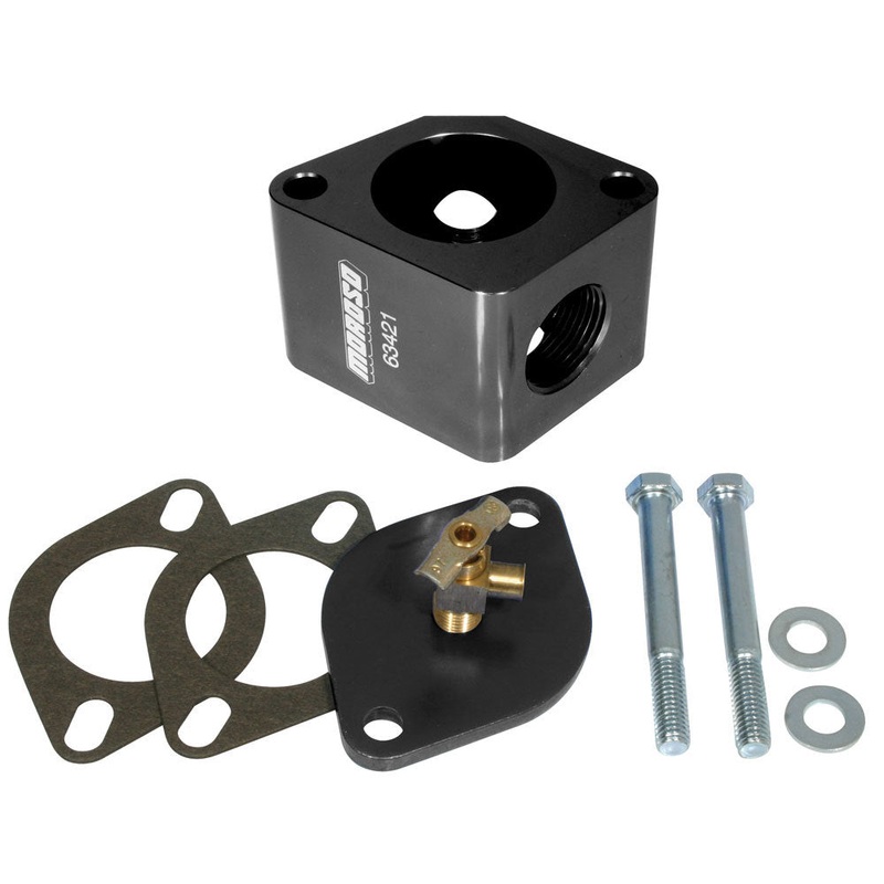 Moroso Chevy V8 Billet Aluminum Water Neck Bleeder Kit