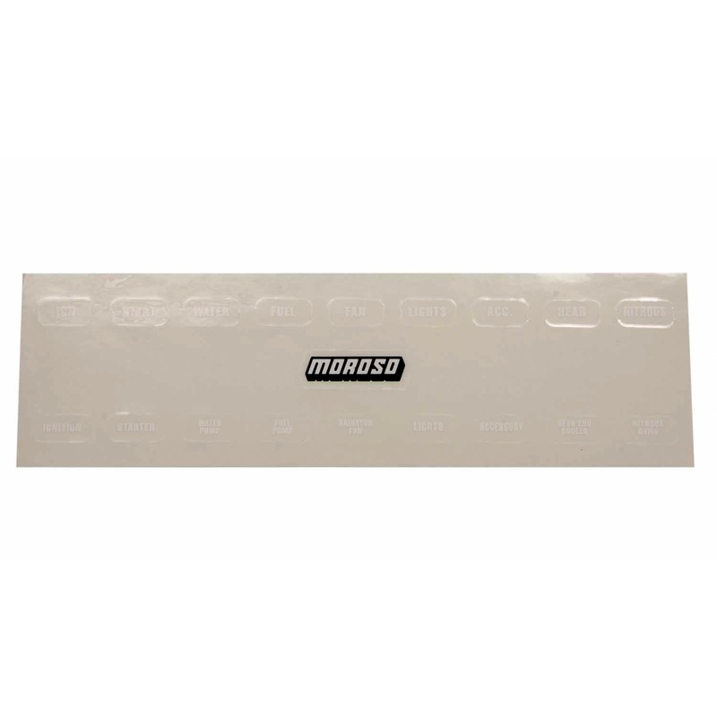 Moroso Switch Panel Label