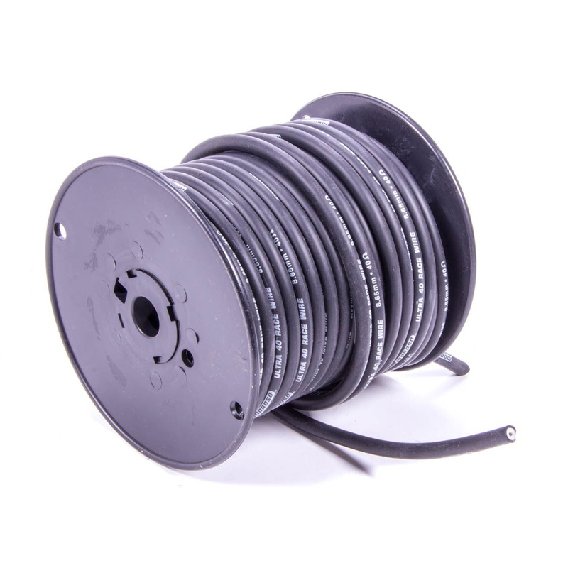 Moroso Ultra 40 Ignition Wire Black 100′ Spool