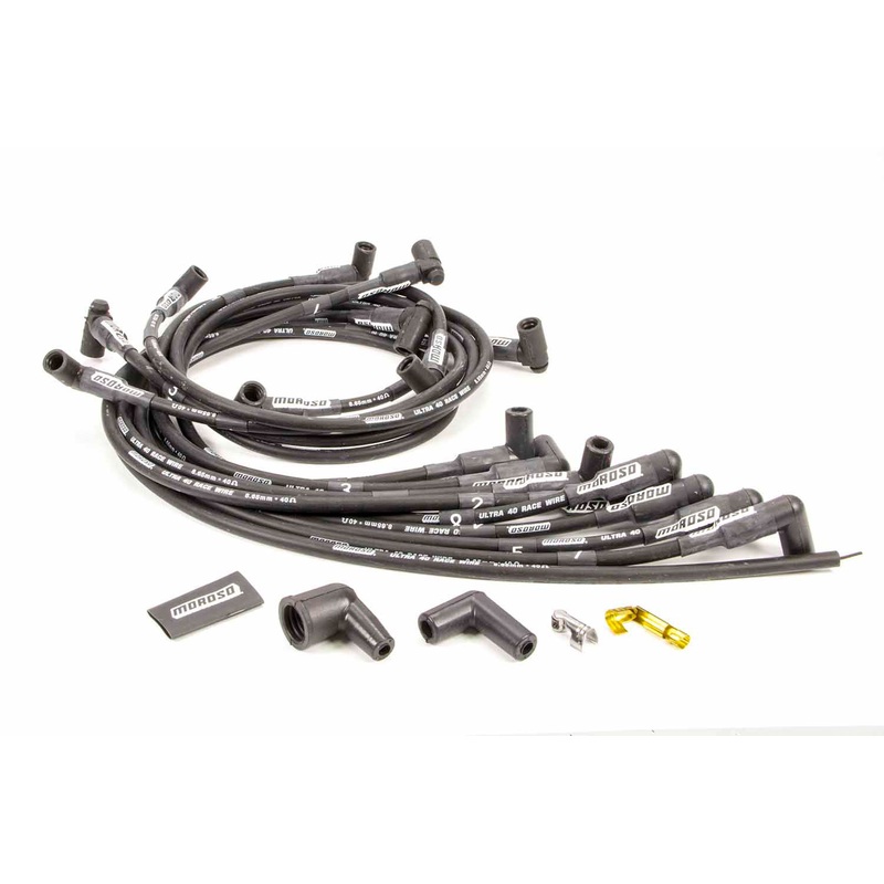 Moroso Ultra 40 Plug Wire Set Black