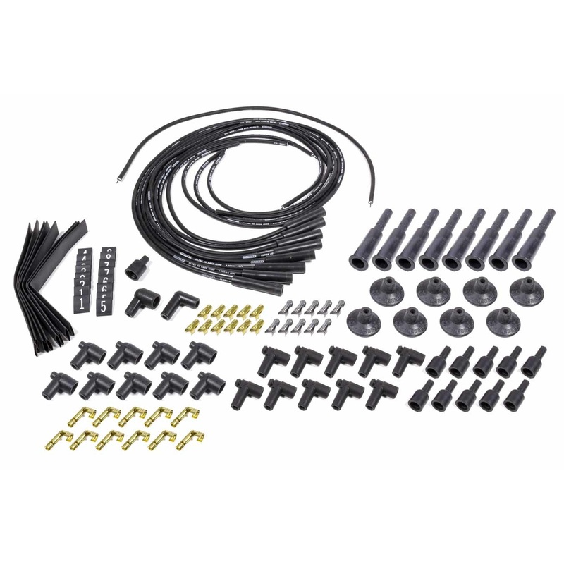 Moroso Ultra 40 Plug Wire Set Hemi Style Black