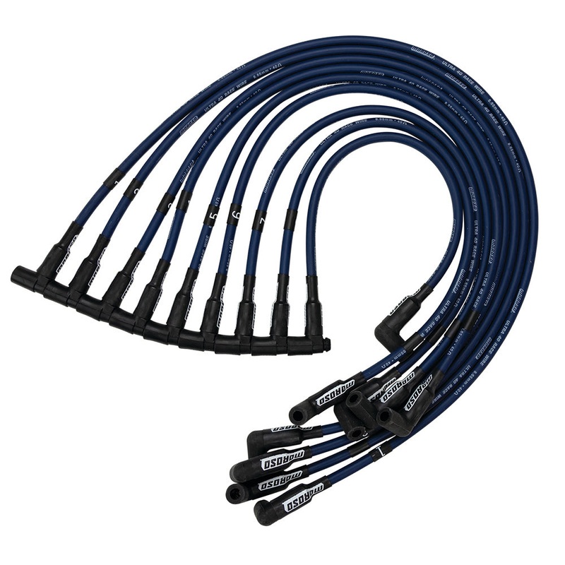 Moroso Ultra 40 Plug Wire Set SBC Sprint Car Blue