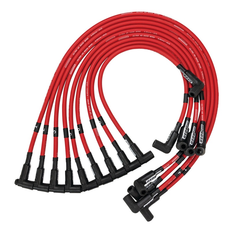 Moroso Ultra 40 Plug Wire Set SBC Sprint Car Red