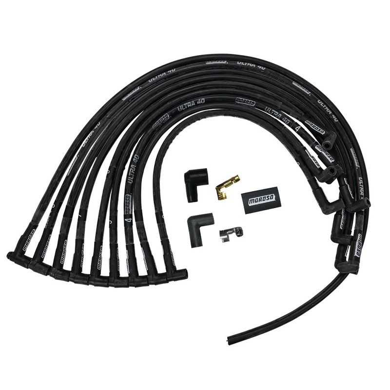 Moroso Ultra 40 Plug Wire Set SBC w/Jesel Front Drive