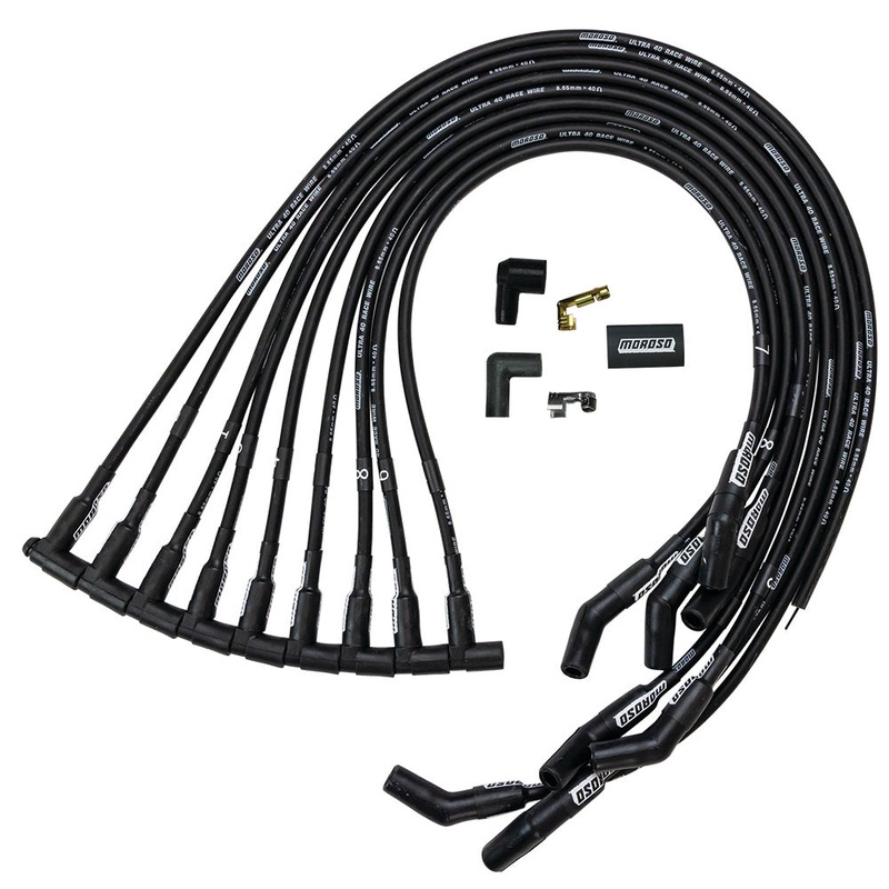 Moroso Ultra 40 Spark Plug Wire Set BBC HEI 135-Degree