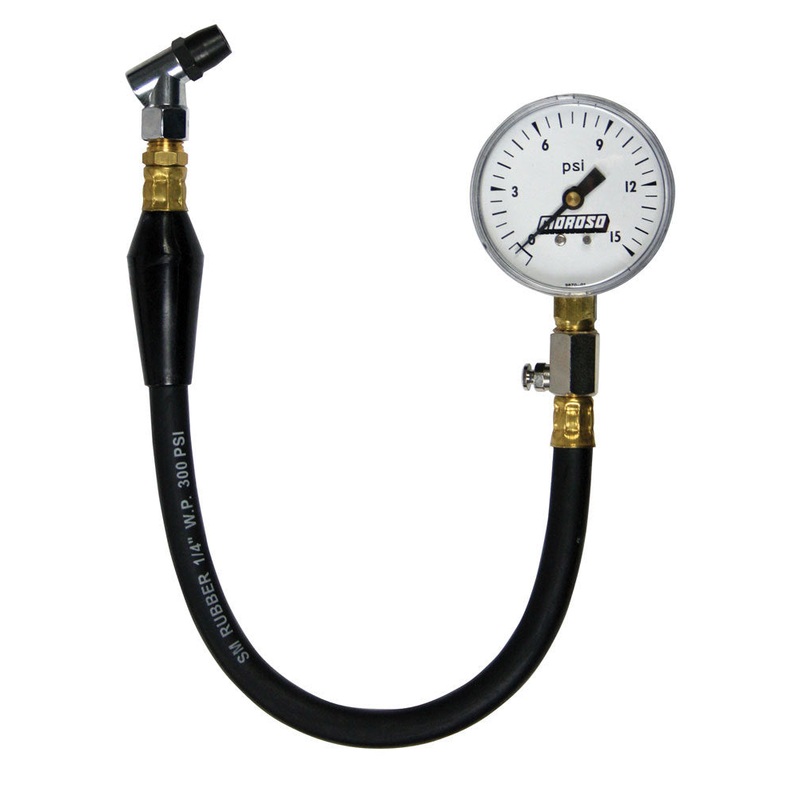Moroso 0-15 Tire Pressure Gauge