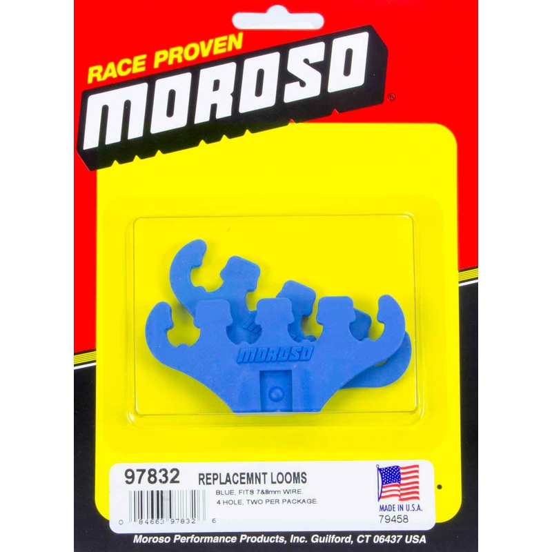 Moroso Blue 4-Hole Wire Loom
