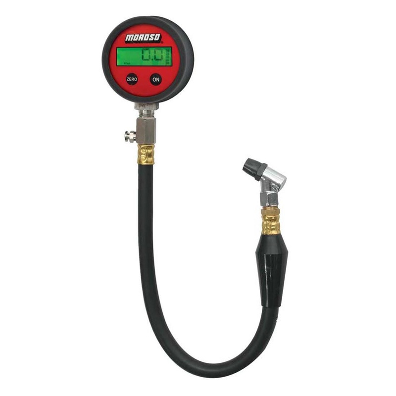 Moroso Digital Tire Gauge 0-60psi Backlit