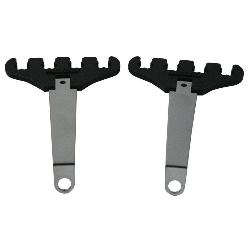 Moroso Four Hole Wire Loom Kit Black