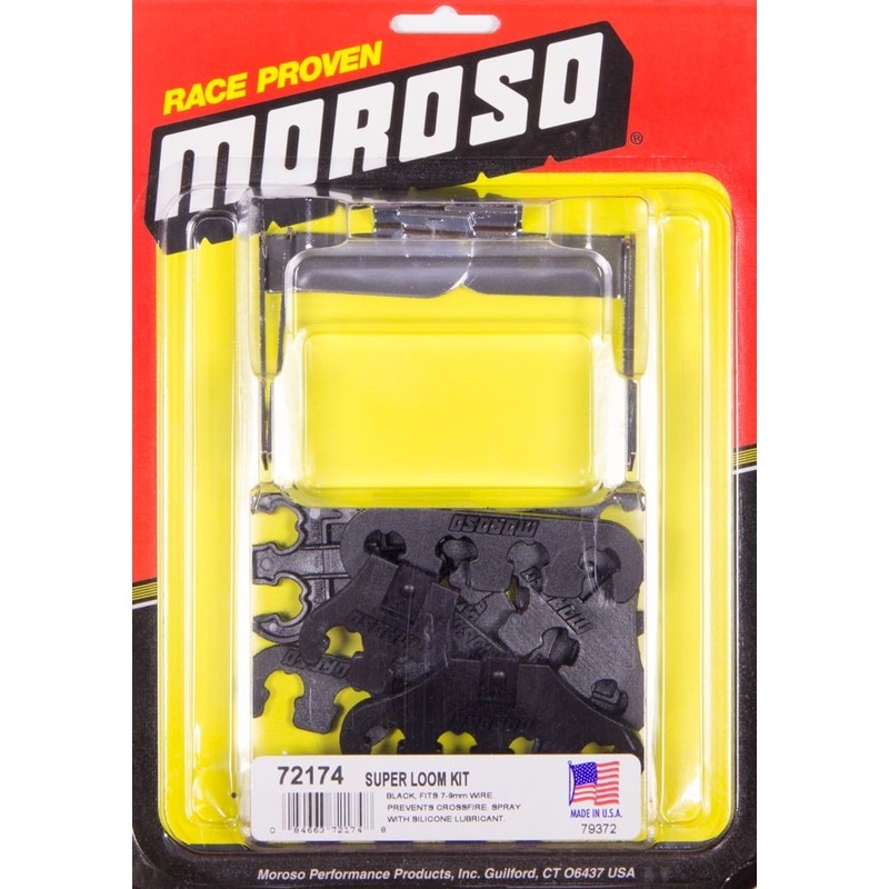 Moroso Super Wire Loom Kit Black