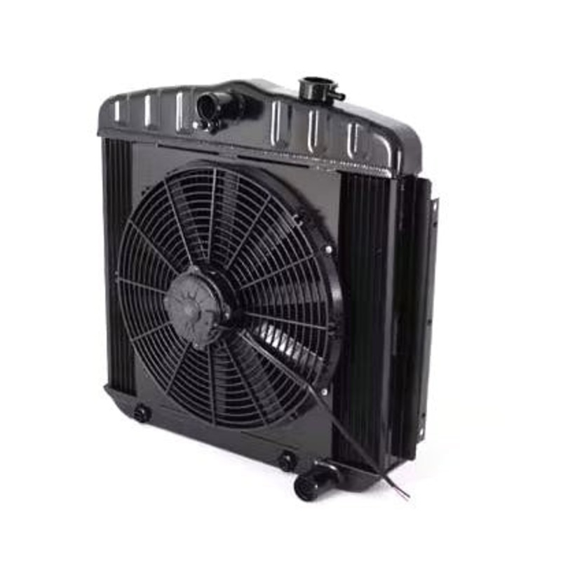 Dewitts Radiator w/Fans Automatic Transmission 55-57 Chevy