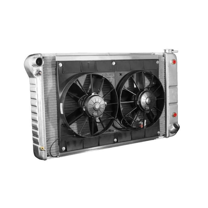 Dewitts Radiator w/Fans Automatic Transmission Raw C-10 Truck 67-72