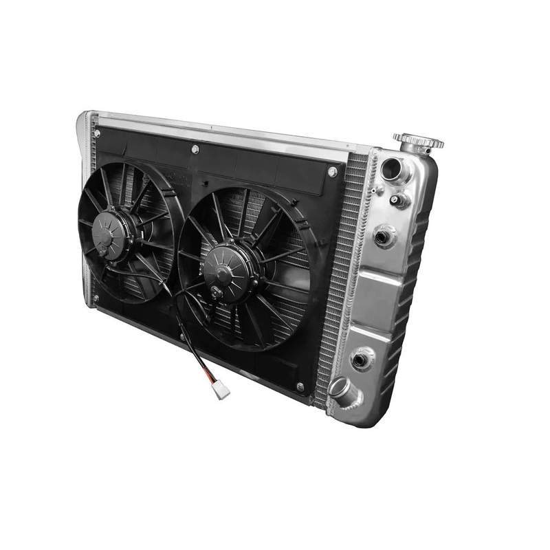 Dewitts Radiator w/Fans Automatic Transmission Raw C-10 Truck LS 67-72