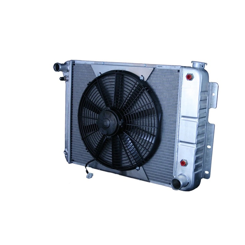 Dewitts Radiator w/Fans Automatic Transmission Raw Camaro 67-69 SBC