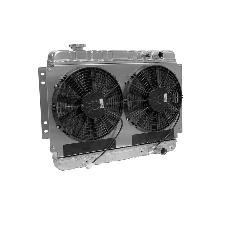 Dewitts Radiator w/Fans Automatic Transmission Raw Chevelle LS 73-77