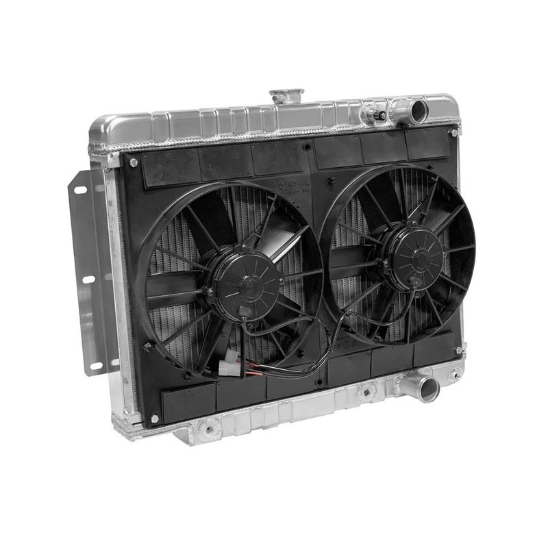 Dewitts Radiator w/Fans Automatic Transmission Raw Impala 59-64