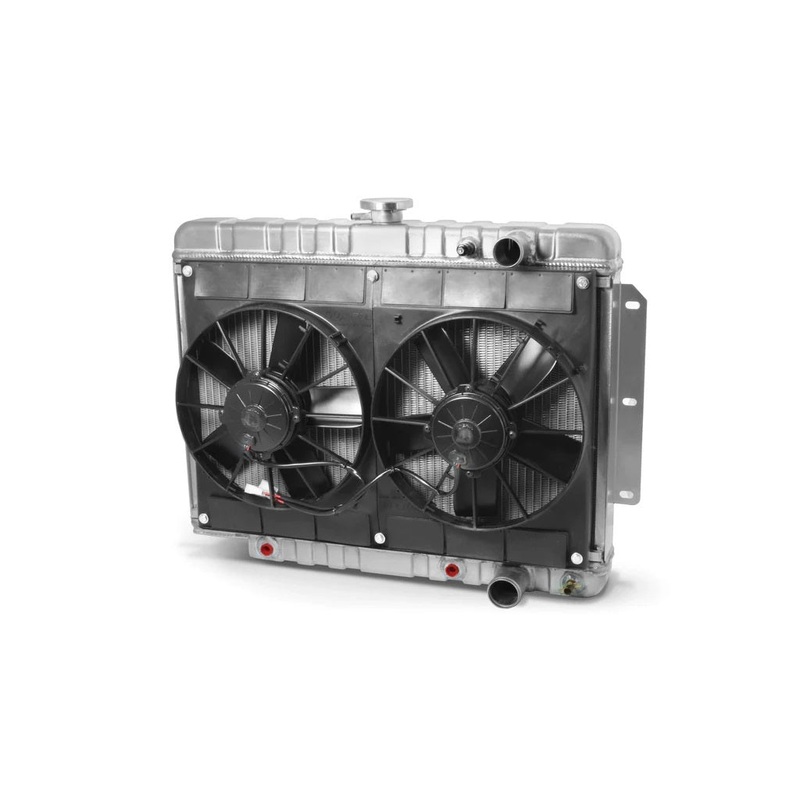 Dewitts Radiator w/Fans Automatic Transmission Raw Impala LS 59-64