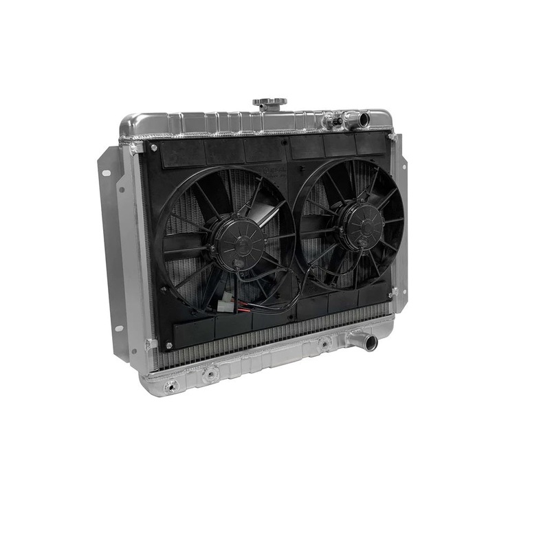 Dewitts Radiator w/Fans Automatic Transmission Raw Impala LS 65-70