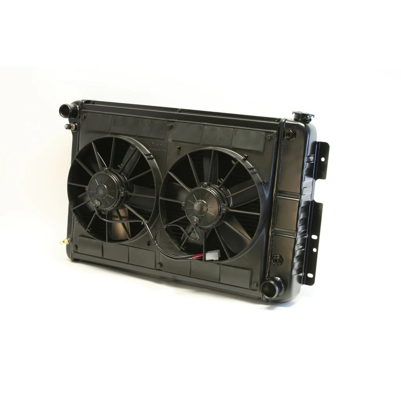 Dewitts Radiator w/Fans Manual Transmission Camaro 67-69 BBC