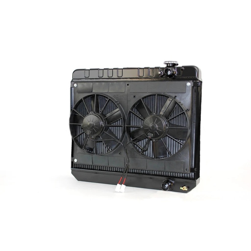 Dewitts Radiator w/Fans Manual Transmission Nova 62-67 LS
