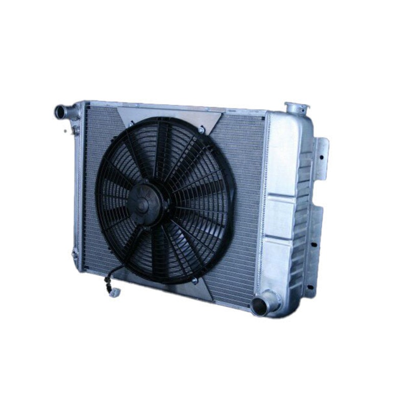 Dewitts Radiator w/Fans Manual Transmission Raw Camaro 67-69 SBC